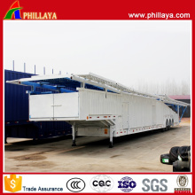 Trailer Frame Luftfederung Geschlossene Carrier Transport Semi Car Trailer